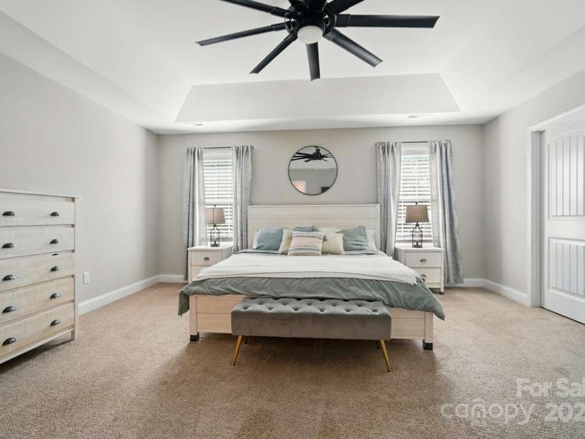 6314 Bluffton Lane, Midland, NC 28107.  MLS# CAR4256231, YatesRealty ID 13390. Primary Suite with 2 walk in closets