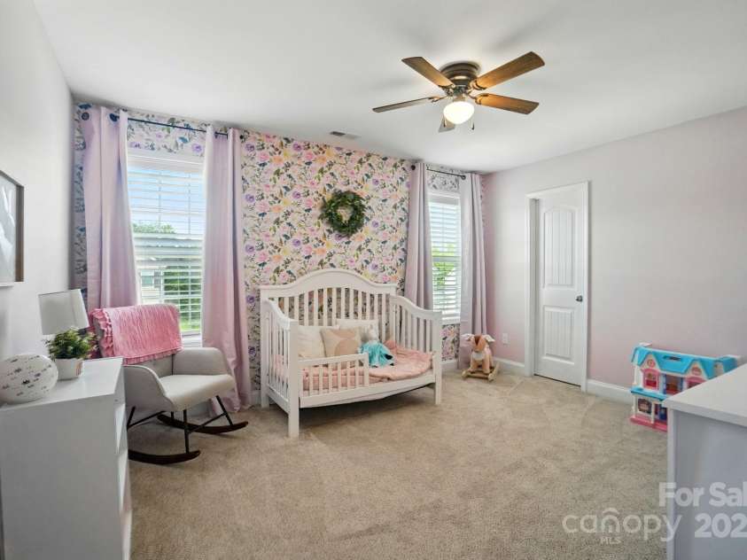 6314 Bluffton Lane, Midland, NC 28107.  MLS# CAR4256231, YatesRealty ID 13390. Secondary Bedroom with walk in closet