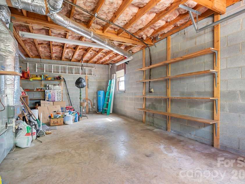 5343 Cannon Drive, Granite Falls, NC 28630.  MLS# CAR4366225, YatesRealty ID 13393. Basement utility garage 