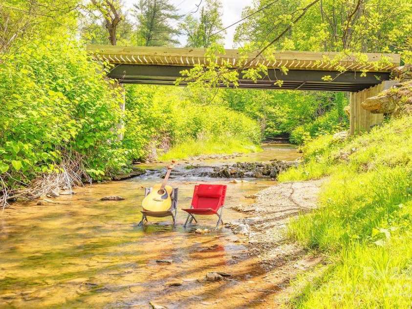 2102 Walnut CreeK Road, Marshall, NC 28753.  MLS# CAR4235544, YatesRealty ID 13420. Sitting in the Creek is the Best!