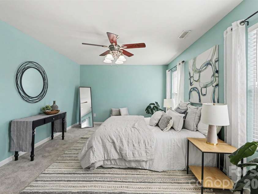 1806 Tradd Avenue, Clover, SC 29710.  MLS# CAR4362230, YatesRealty ID 13421. Primary bedroom with new carpet