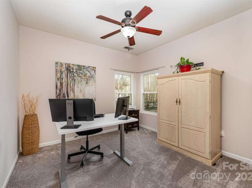 4741 Nijinsky Court, Charlotte, NC 28216.  MLS# CAR4186000, YatesRealty ID 13422. Downstairs bedroom or office