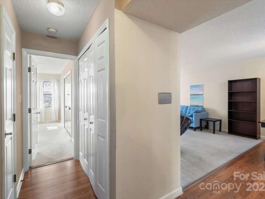 1303 Abbey Circle, Asheville, NC 28805.  MLS# CAR4238070, YatesRealty ID 13426. Hallway view