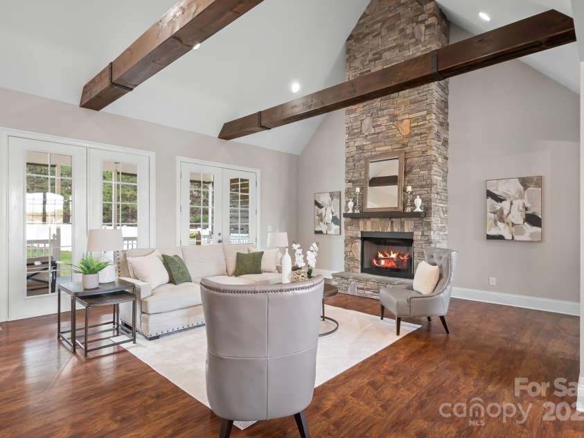 121 Dabbling Duck Circle, Mooresville, NC 28117.  MLS# CAR4232338, YatesRealty ID 13427. French doors to patio