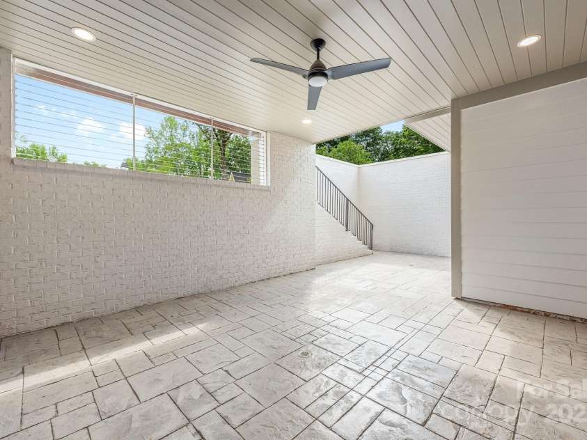 626 Concord Road, Davidson, NC 28036.  MLS# CAR4160733, YatesRealty ID 13431. Lower Level Patio