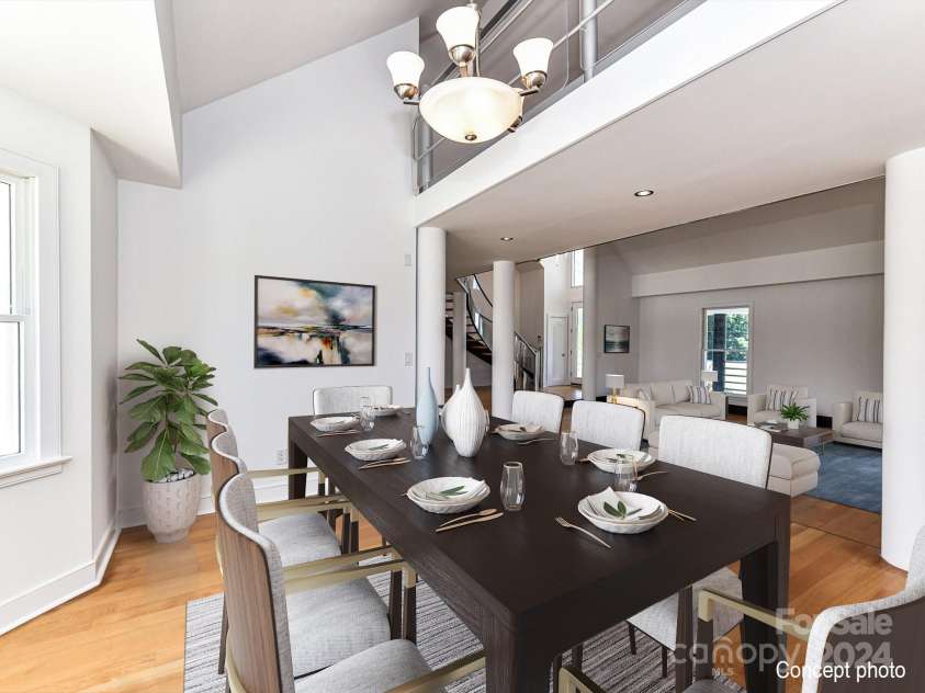 3245 Jackson Road, Mooresville, NC 28115.  MLS# CAR4161494, YatesRealty ID 13432. Beautiful Dining Area with tons of space & bright natural light!