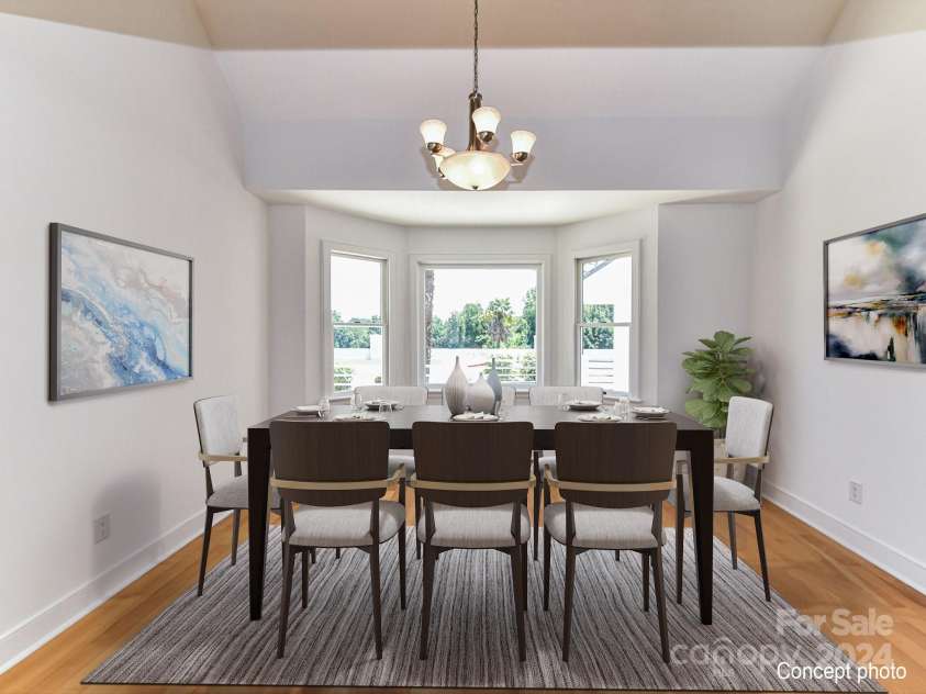 3245 Jackson Road, Mooresville, NC 28115.  MLS# CAR4161494, YatesRealty ID 13432. Beautiful Dining Area with tons of space & bright natural light!