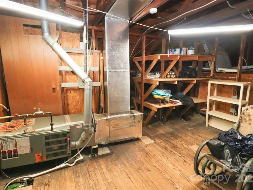 605 US 70 Highway, Hildebran, NC 28637.  MLS# CAR4321162, YatesRealty ID 13435. Attic Storage