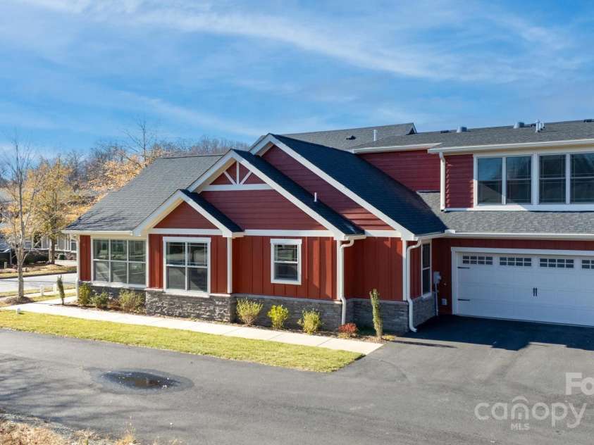 20 Brookstone Place, Candler, NC 28715.  MLS# CAR4248031, YatesRealty ID 13436. Exterior side view