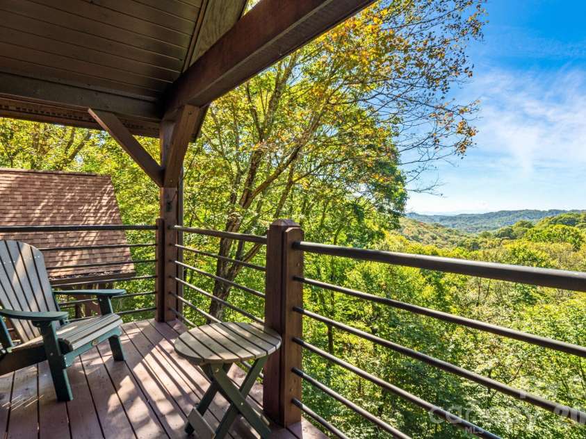191 Ivy Way, Mars Hill, NC 28754.  MLS# CAR4308782, YatesRealty ID 1344. Balcony view