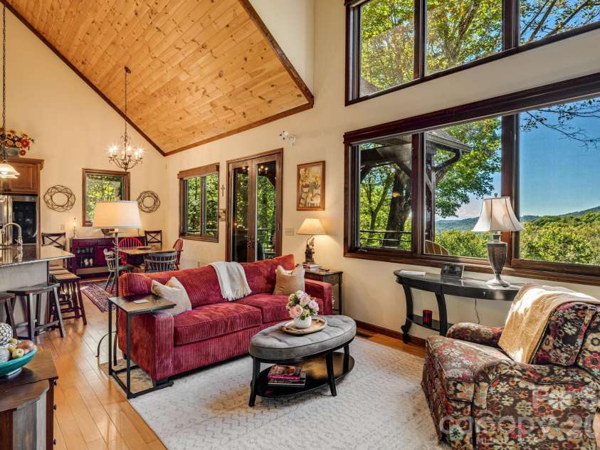 191 Ivy Way, Mars Hill, NC 28754.  MLS# CAR4308782, YatesRealty ID 1344. Open floor plan flows easily into each living area with the mountains as your backdrop.