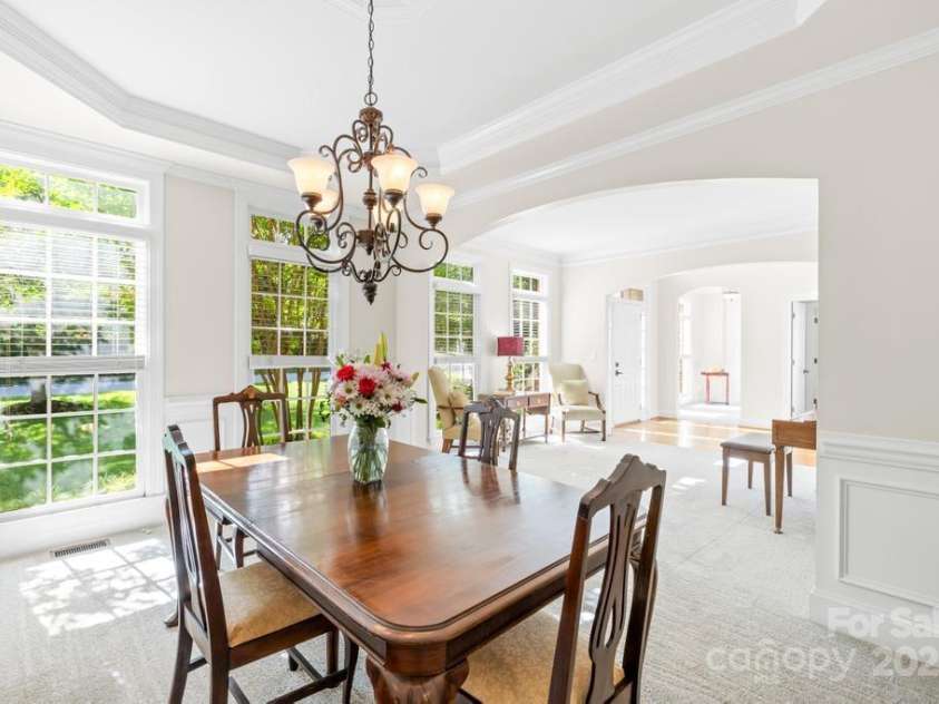 9311 St Barts Lane, Huntersville, NC 28078.  MLS# CAR4255582, YatesRealty ID 13449. Dining room