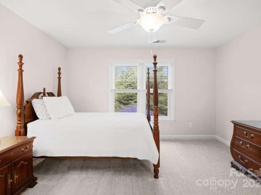 9311 St Barts Lane, Huntersville, NC 28078.  MLS# CAR4255582, YatesRealty ID 13449. Large secondary bedroom #2 upstairs with private en suite bathroom - all new carpet upstairs