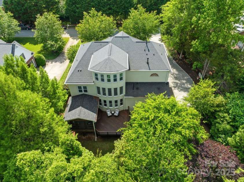9311 St Barts Lane, Huntersville, NC 28078.  MLS# CAR4255582, YatesRealty ID 13449. Roof replaced in 2016 with architectural shingles - privacy abounds on this wooded lot!