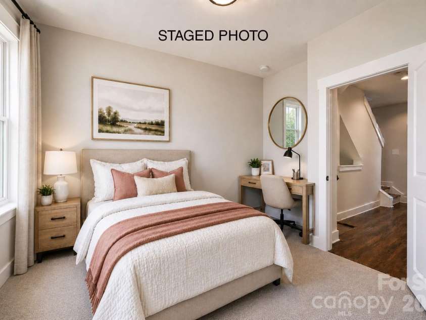 1227 34th Street, Charlotte, NC 28205.  MLS# CAR4211267, YatesRealty ID 1345. Bedroom 2 *Virtually Staged*