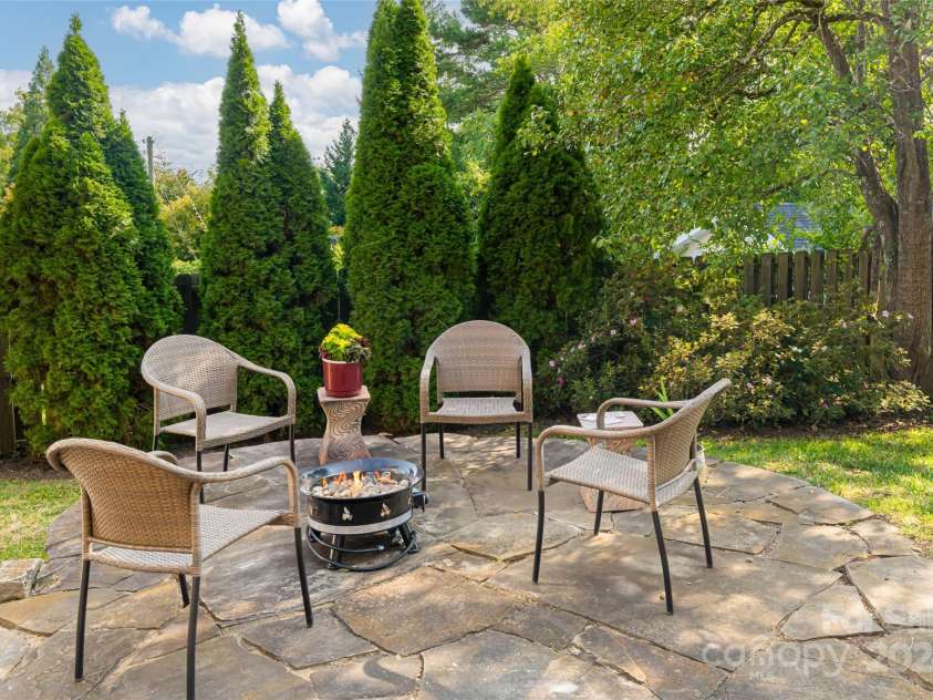 56 Sherwood Road, Asheville, NC 28803.  MLS# CAR4180458, YatesRealty ID 13457. Patio
