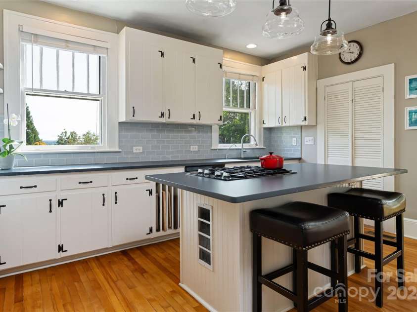 56 Sherwood Road, Asheville, NC 28803.  MLS# CAR4180458, YatesRealty ID 13457. Renovated Kitchen 