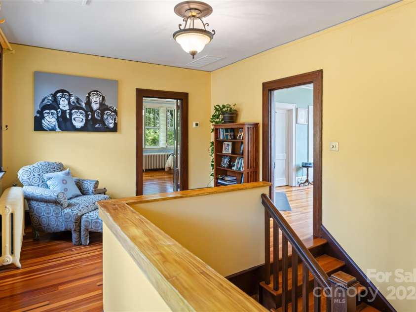 56 Sherwood Road, Asheville, NC 28803.  MLS# CAR4180458, YatesRealty ID 13457. Upstairs Reading Hall