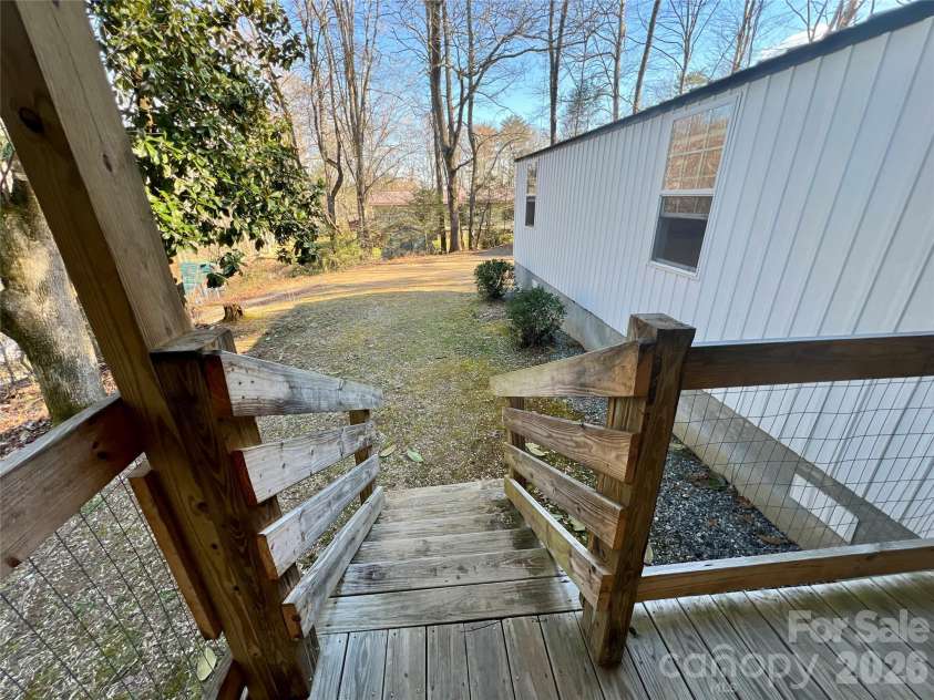 1019 Hudlin Gap Road, Pisgah Forest, NC 28768.  MLS# CAR4352720, YatesRealty ID 13458. View from Porch