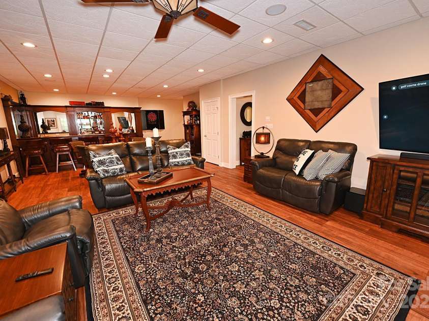 3996 Deer Run Drive, Conover, NC 28613.  MLS# CAR4300299, YatesRealty ID 1346. Lower level Family room