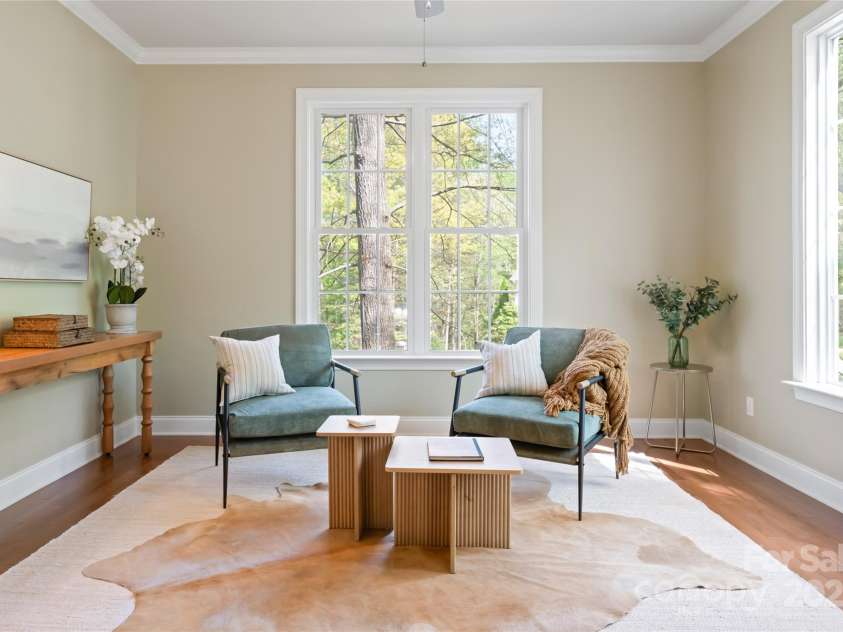 11 La Rue Court, Candler, NC 28715.  MLS# CAR4242161, YatesRealty ID 13467. Bright and welcoming front sitting room