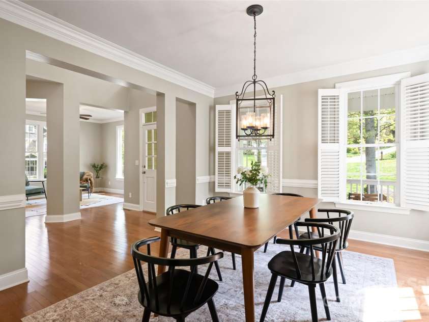 11 La Rue Court, Candler, NC 28715.  MLS# CAR4242161, YatesRealty ID 13467. Spacious dining room