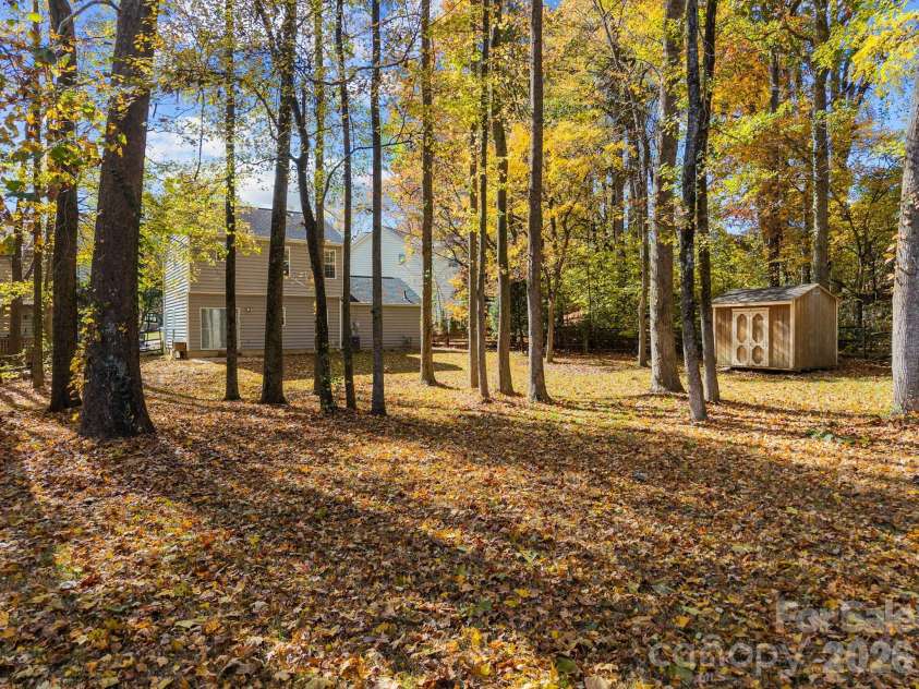 9201 Rotherham Lane, Charlotte, NC 28216.  MLS# CAR4316526, YatesRealty ID 13468. Private backyard