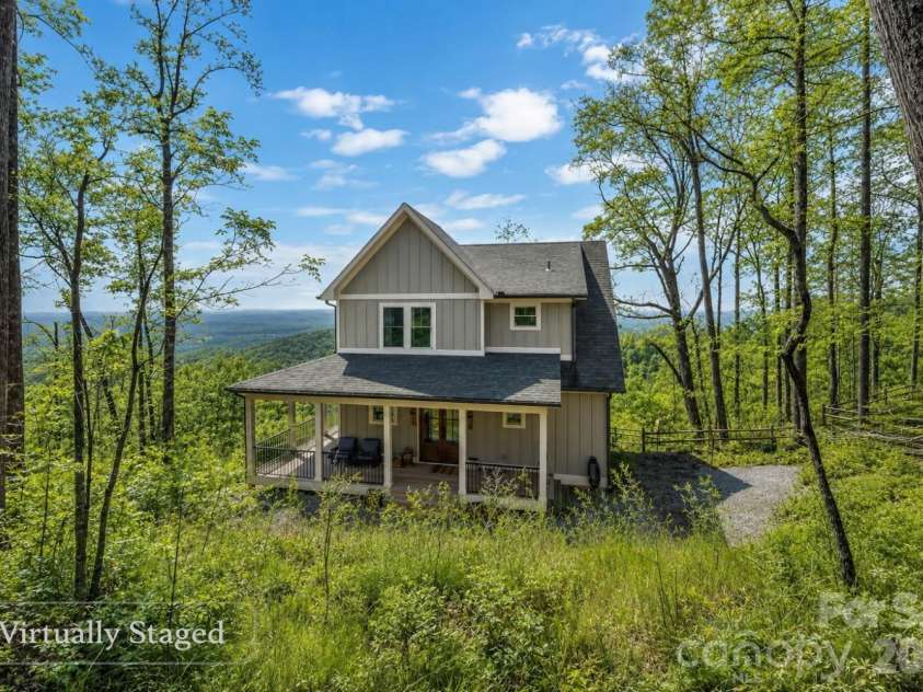 2280 Pinnacle Parkway, Union Mills, NC 28167.  MLS# CAR4363035, YatesRealty ID 13469. Virtually staged to show potential summer landscape