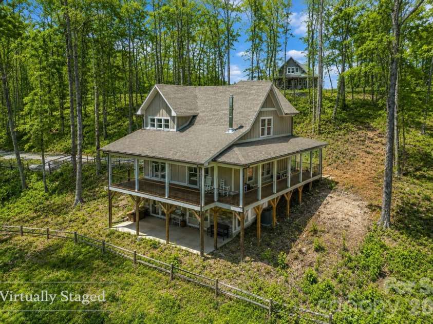 2280 Pinnacle Parkway, Union Mills, NC 28167.  MLS# CAR4363035, YatesRealty ID 13469. Virtually staged to show potential summer landscape