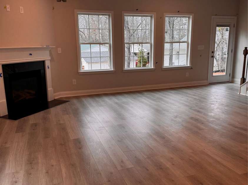 4069 Port Richmond Avenue, Gastonia, NC 28056.  MLS# CAR4185741, YatesRealty ID 13483. Living room facing the back