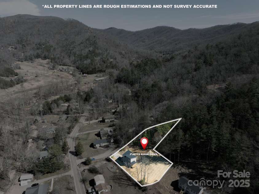 7 Jetts Ridge Drive, Swannanoa, NC 28778.  MLS# CAR4222038, YatesRealty ID 13487. Large lot has cleared space and wooded,