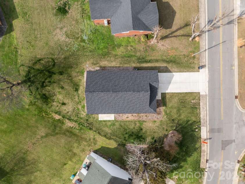 116 Gold Hill Avenue, Rockwell, NC 28138.  MLS# CAR4357336, YatesRealty ID 13489. Overhead view