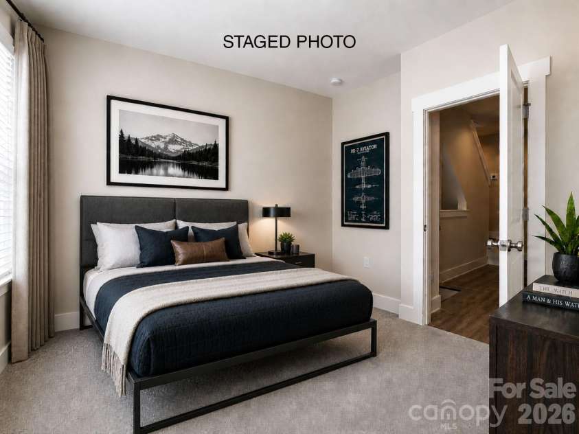 1217 34th Street, Charlotte, NC 28205.  MLS# CAR4139009, YatesRealty ID 1349. Bedroom 2 *Virtually Staged*