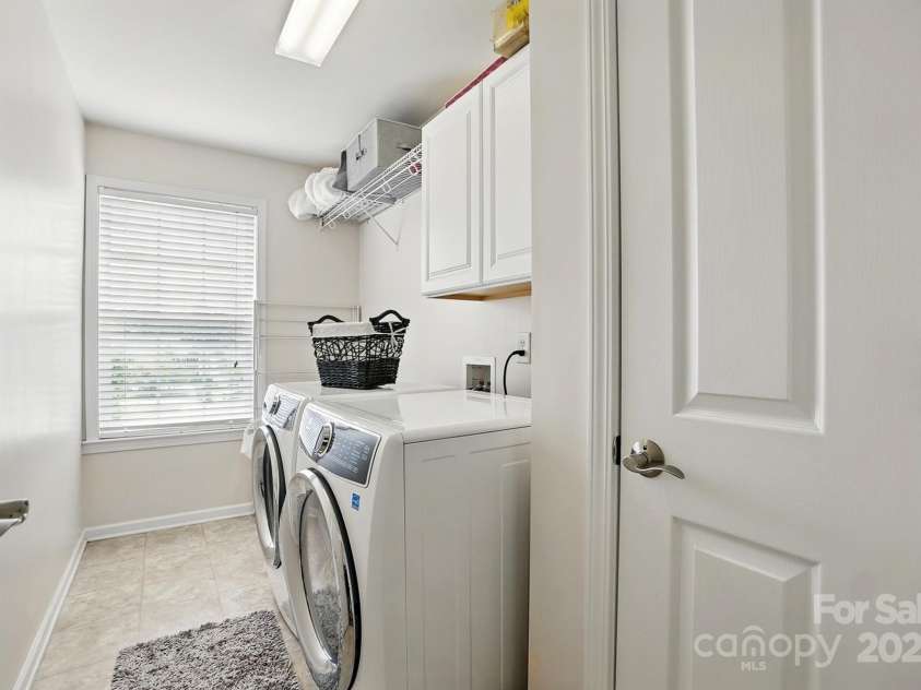 2763 Rivendale Court, Indian Land, SC 29707.  MLS# CAR4257363, YatesRealty ID 13491. Laundry room on upper level