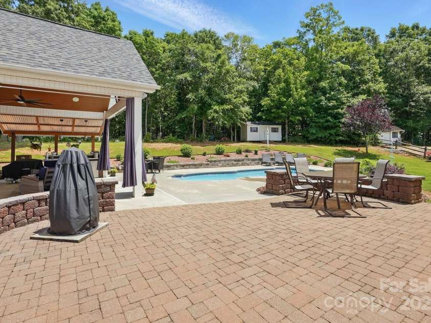 2763 Rivendale Court, Indian Land, SC 29707.  MLS# CAR4257363, YatesRealty ID 13491. Outdoor Oasis