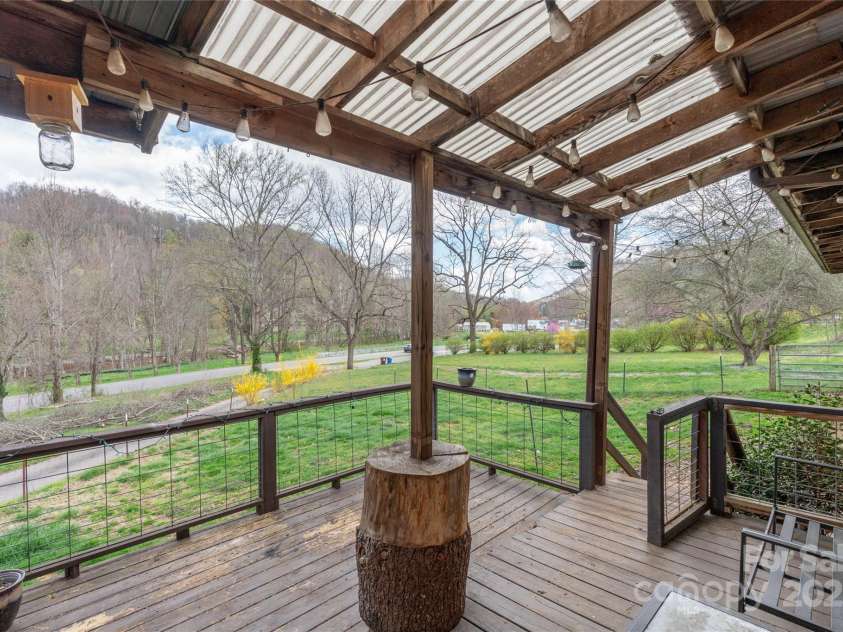 51 Ferguson Lane, Maggie Valley, NC 28751.  MLS# CAR4242031, YatesRealty ID 13499. VIEWS from the porch