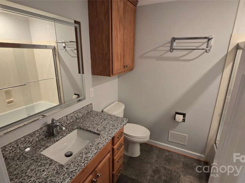 1308 Princeton Avenue, Gastonia, NC 28054.  MLS# CAR4205826, YatesRealty ID 1350. FUll bath in hall. Both bathrooms have smart mirrors.