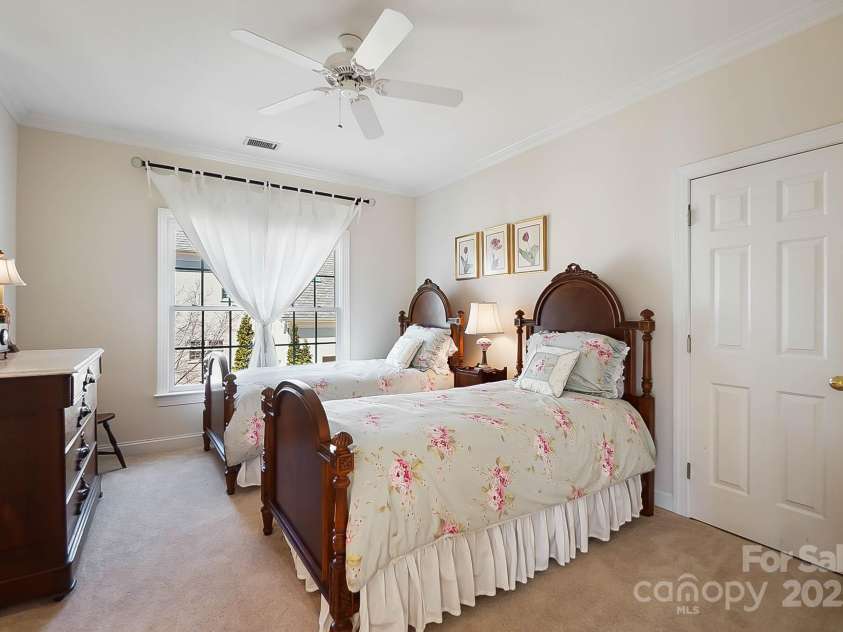 6403 Amos Smith Road, Charlotte, NC 28214.  MLS# CAR4233233, YatesRealty ID 13507. Secondary bedroom with large walk-in closet
