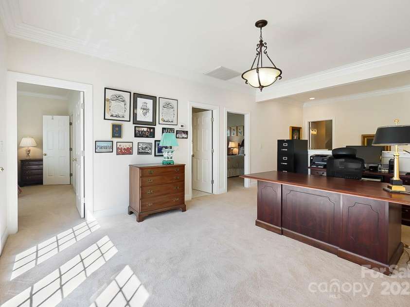 6403 Amos Smith Road, Charlotte, NC 28214.  MLS# CAR4233233, YatesRealty ID 13507. The loft with access to balcony is perfect for office, den, or play area