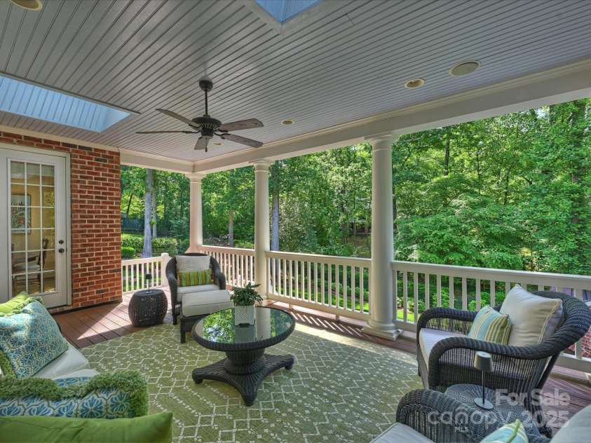 2129 Halford Place, Charlotte, NC 28211.  MLS# CAR4254721, YatesRealty ID 13509. Main Level Covered Terrace