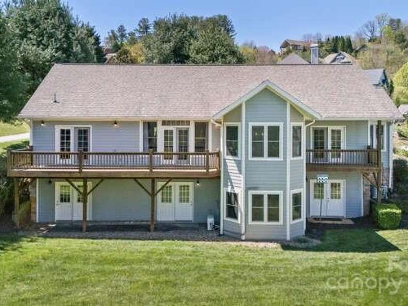 16 Devonshire Drive, Mills River, NC 28759.  MLS# CAR4245659, YatesRealty ID 13513. Back view