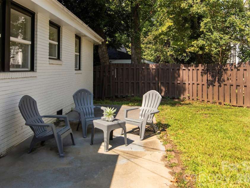 3429 Byrnes Street, Charlotte, NC 28205.  MLS# CAR4366459, YatesRealty ID 13514. Back Yard