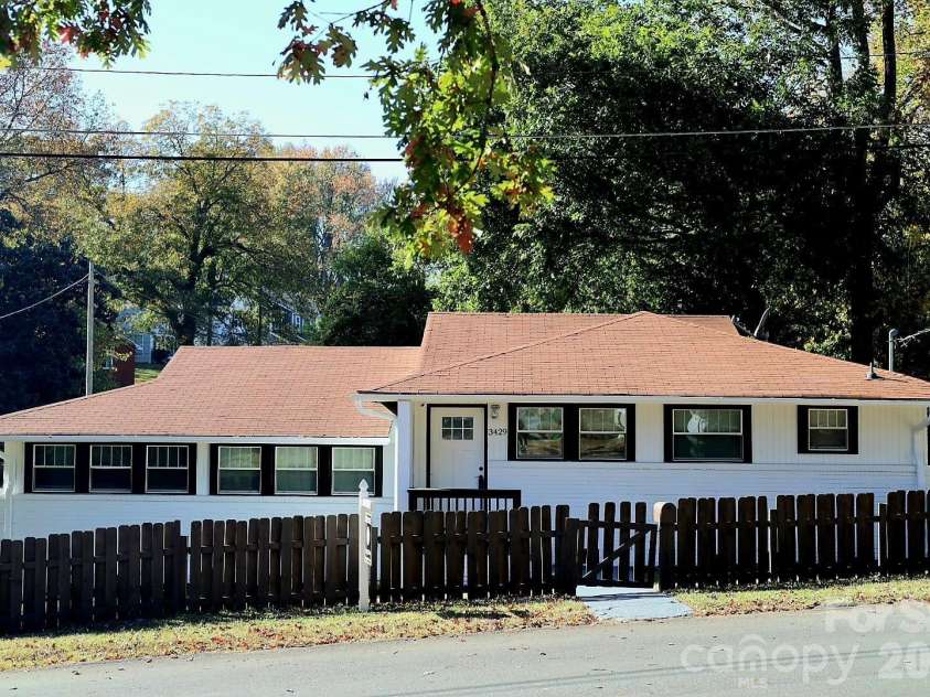 3429 Byrnes Street, Charlotte, NC 28205.  MLS# CAR4366459, YatesRealty ID 13514. Front exterior 
