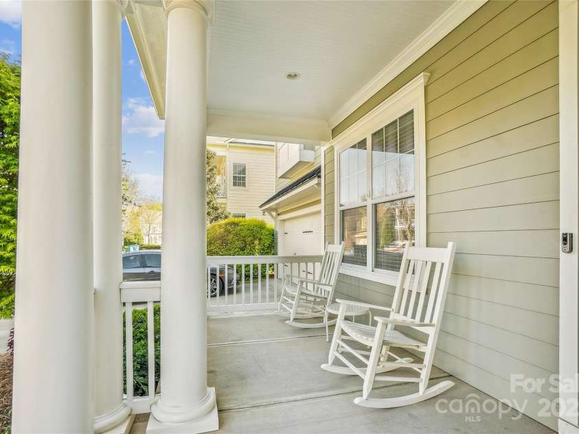 15402 Country Lake Drive, Pineville, NC 28134.  MLS# CAR4242493, YatesRealty ID 13518. Front porch