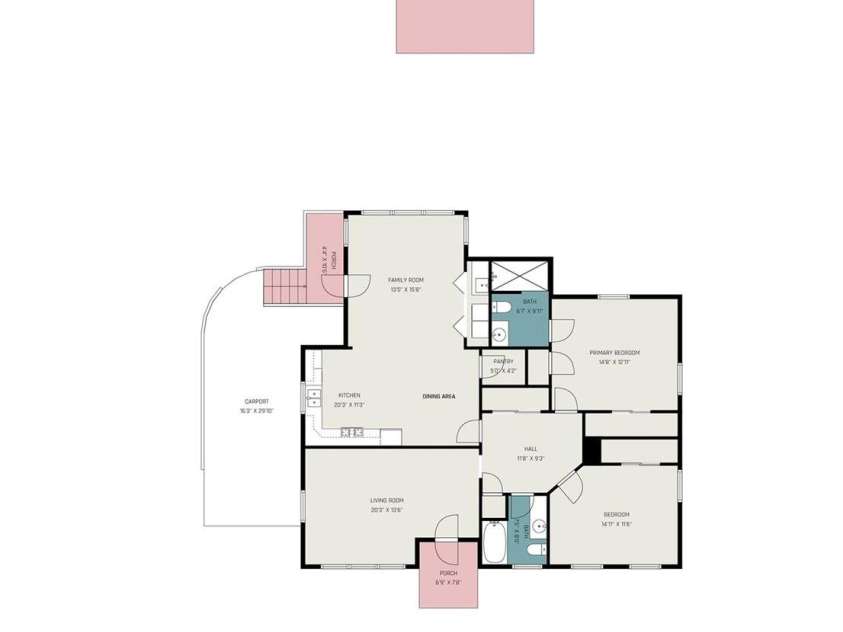 804 Phillips Street, Shelby, NC 28150.  MLS# CAR4367322, YatesRealty ID 13526. Floor plan and measurements