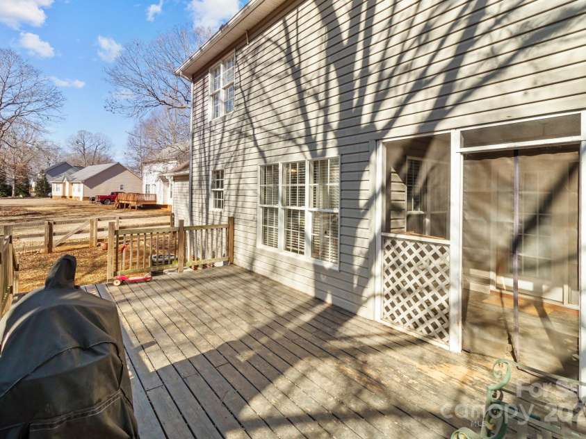 697 Maple Ridge Circle, Salisbury, NC 28147.  MLS# CAR4205711, YatesRealty ID 1353. Large deck