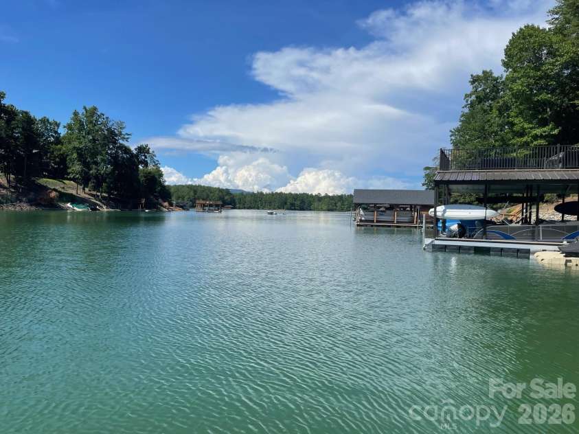 357 Lentz Landing Lane, Nebo, NC 28761.  MLS# CAR4351177, YatesRealty ID 13536. Afternoon from the Dock