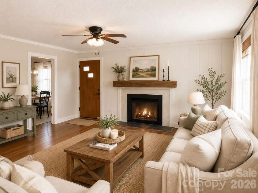 150 Old Georgia Road, Statesville, NC 28625.  MLS# CAR4324519, YatesRealty ID 1354. Digital Enhanced Den 