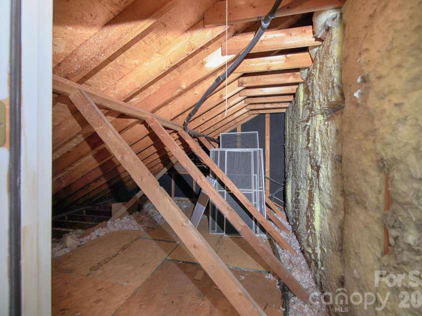 783 Union Street, Concord, NC 28025.  MLS# CAR4298799, YatesRealty ID 13541. Attic storage