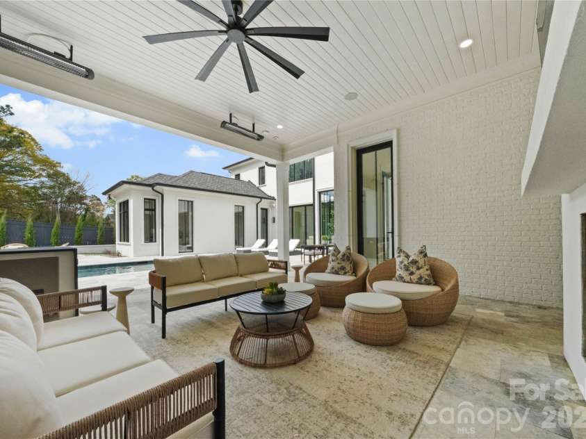 2208 Overhill Road, Charlotte, NC 28211.  MLS# CAR4360922, YatesRealty ID 13542. Out door paradise 